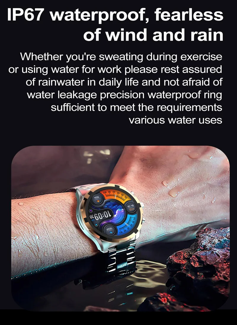 سفنتي فايف Smart Watch With Fitness And Bluetooth Call Features