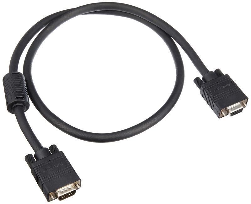 Startech.com StarTechcom 3 ft Coax High Resolution VGA Monitor Extension Cable HD15 MF 3ft VGA Extension Cable MXT101HQ3 Black - Image 2