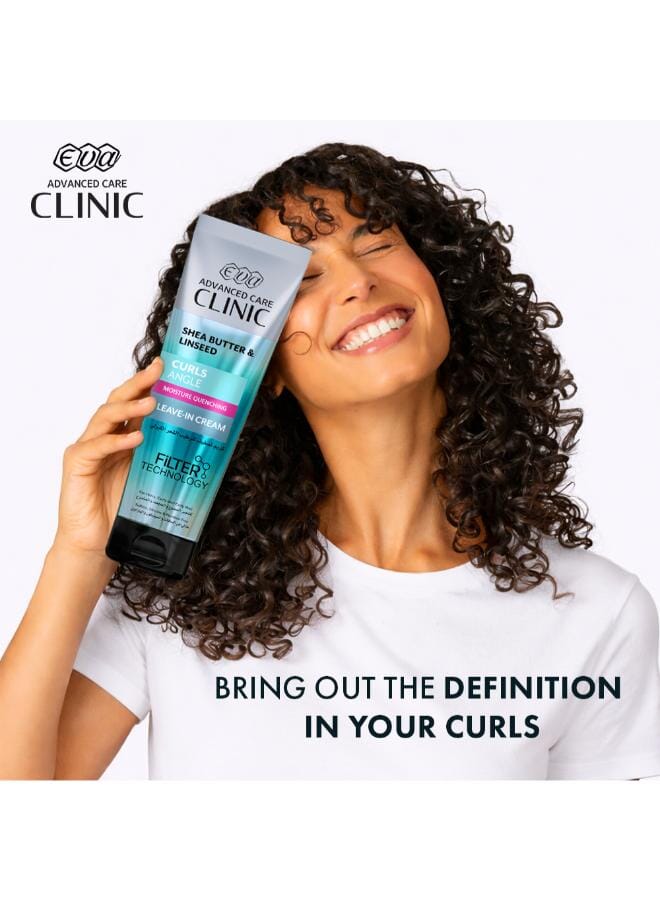 Eva Clinic Curls Leave-in with Shea Butter & Linseed for Wavy, Curly & Coily Hair  200 ML - Image 2