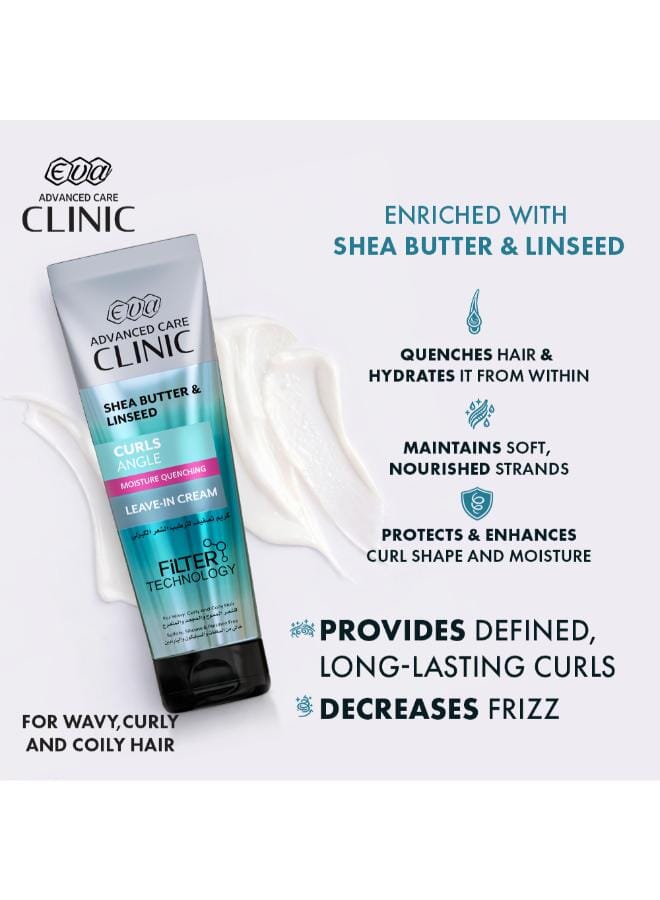 Eva Clinic Curls Leave-in with Shea Butter & Linseed for Wavy, Curly & Coily Hair  200 ML - Image 3