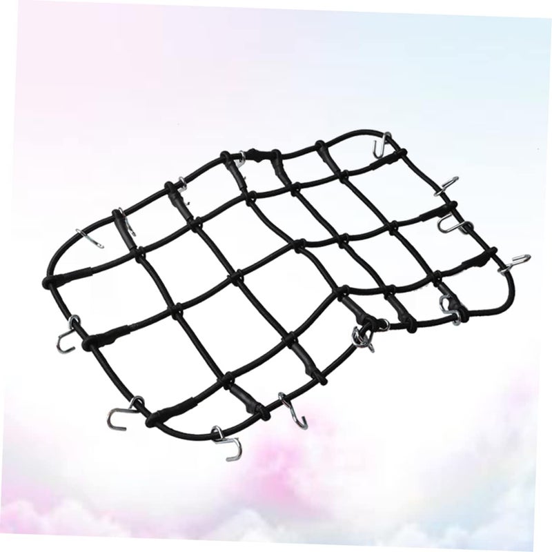 Black Car Roof Luggage Net Elastic Storage Hooks Cargo Organizer For Outdoor Adventures - Image 4