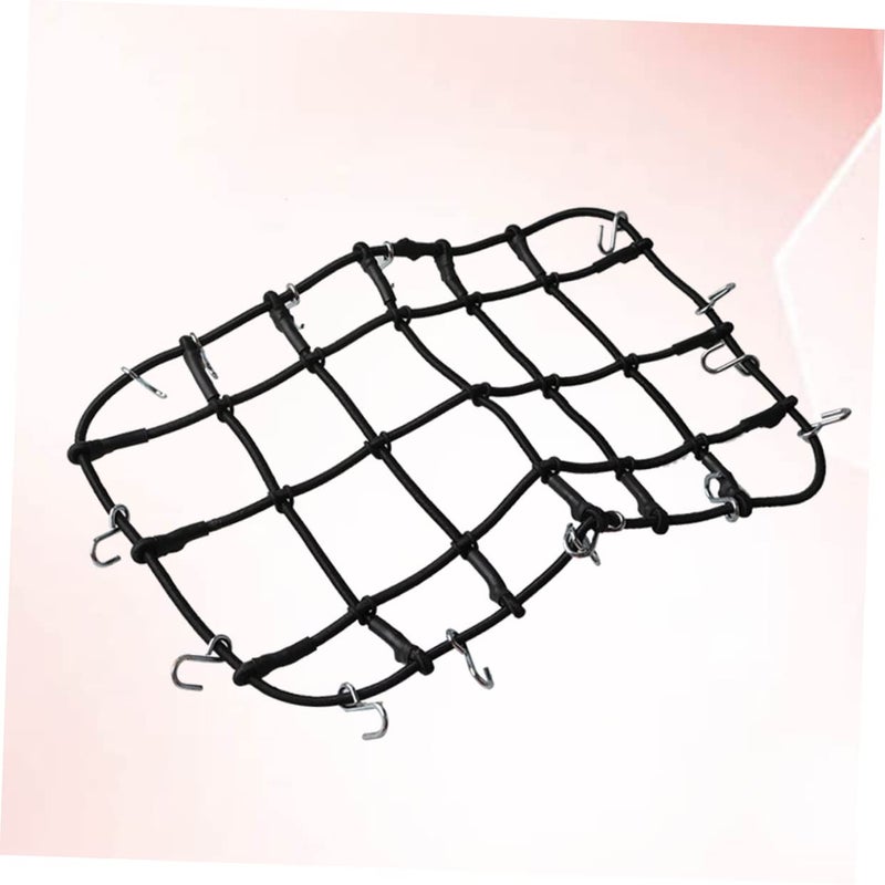 Black Car Roof Luggage Net Elastic Storage Hooks Cargo Organizer For Outdoor Adventures - Image 5