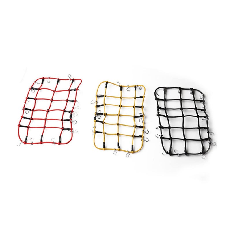 Black Car Roof Luggage Net Elastic Storage Hooks Cargo Organizer For Outdoor Adventures - Image 3