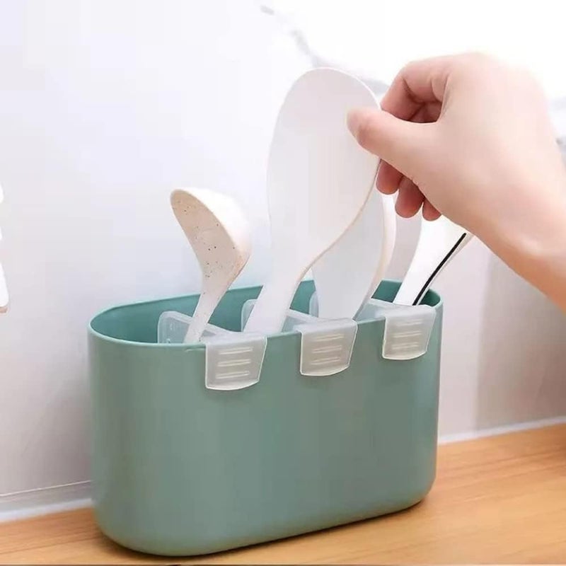 Blue Azure Blue Azure Plastic Storage Baskets Space allocator Refrigerator Organizer Bins partition Clip Fridge Storage Container Divider Portable Drawer separators Board Creative Bottle Can Divider - Image 4