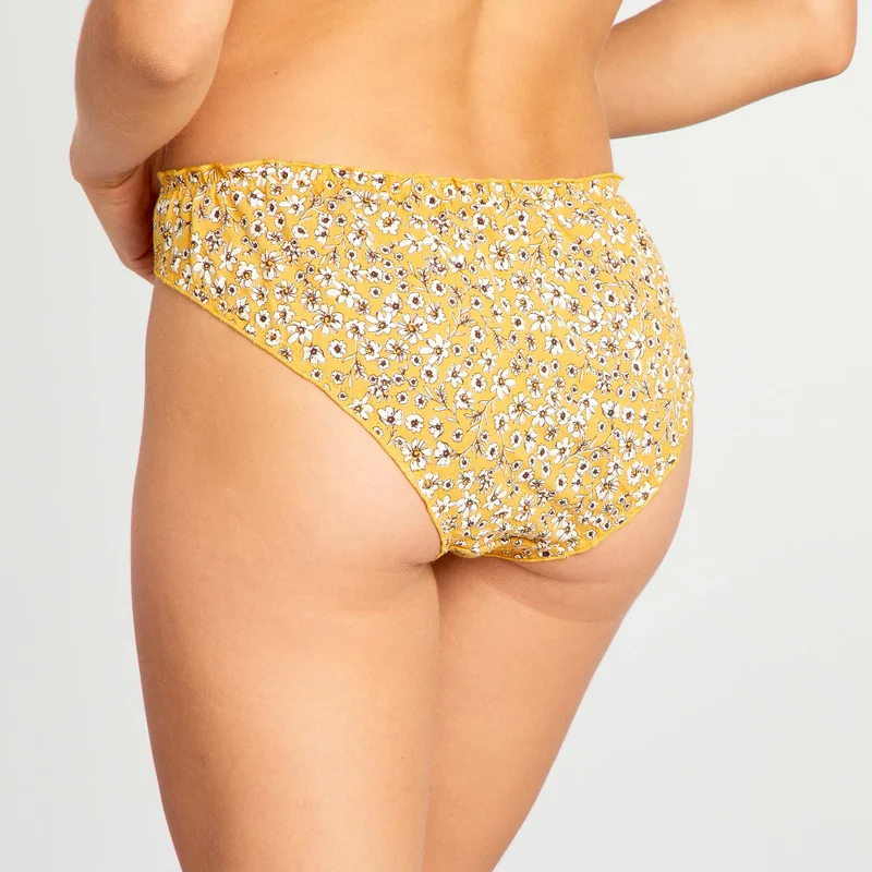 Kiabi Pack Of 2 Printed Bloomer-Style Briefs Yellow