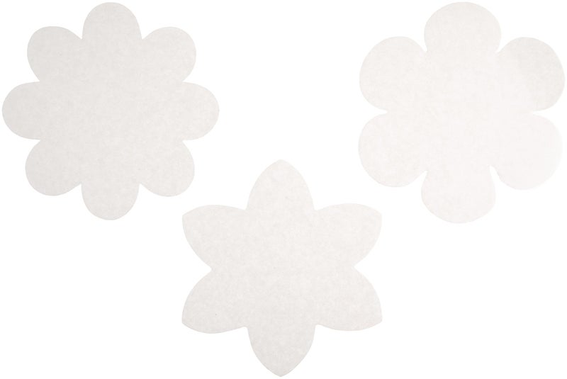 Roylco Color Diffusing Paper, Flowers Shape, 9" x 9" - Image 1
