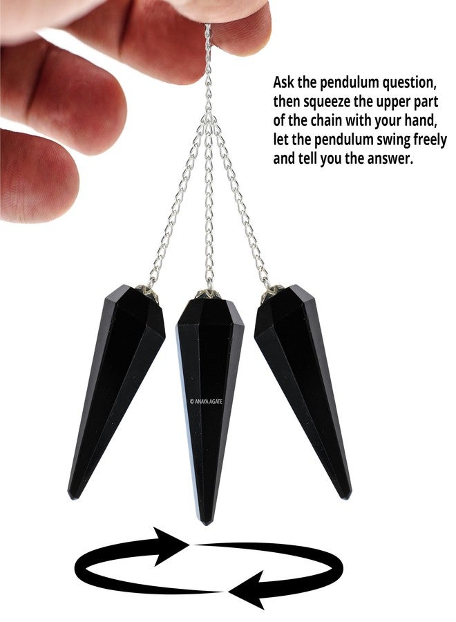 ANAYA AGATE Pack of 11 Crystal Pendulums Bulk Set with Pendulum Board - Wholesale Bulk Crystals - Wholesale Dowsing Pendulum Kit with Chakra Crystal, Divination Board & Natural Gemstone Healing - Image 4