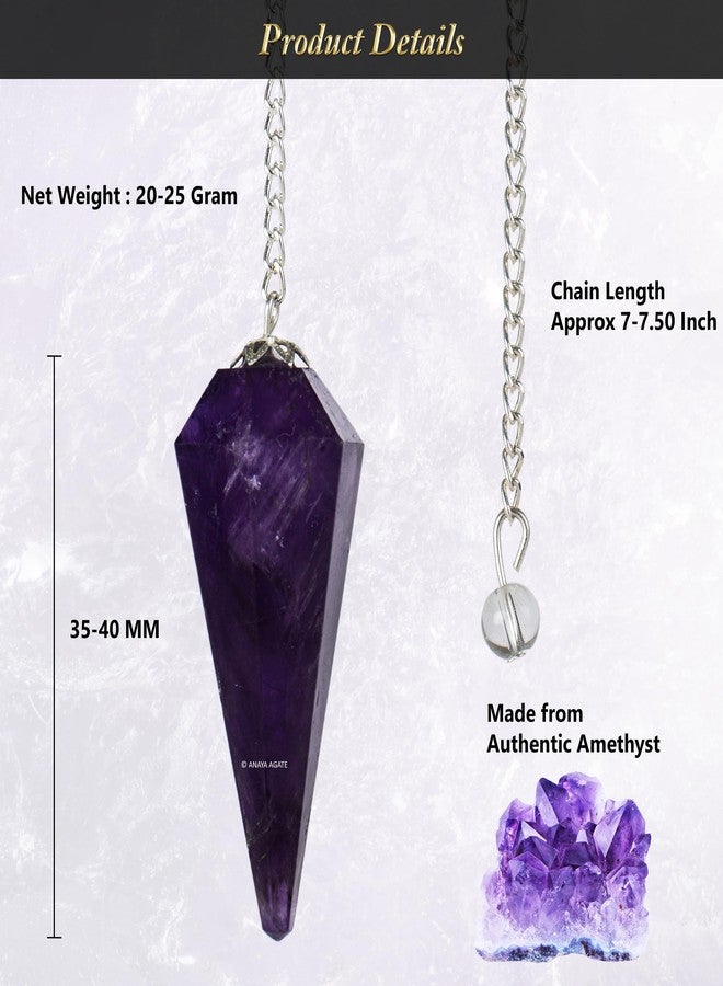 ANAYA AGATE Pack of 11 Crystal Pendulums Bulk Set with Pendulum Board - Wholesale Bulk Crystals - Wholesale Dowsing Pendulum Kit with Chakra Crystal, Divination Board & Natural Gemstone Healing - Image 2