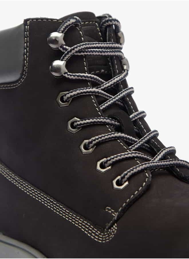 Lee Cooper Men's Solid Chukka Boots with Lace-Up Closure  - Image 5
