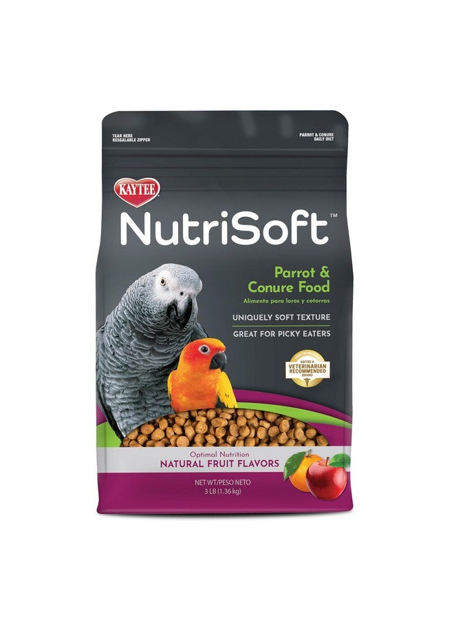 Kaytee Nutri Soft Pet Parrot & Conure Bird Food, 3 Pound - Image 1