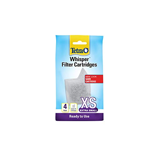 Tetra Whisper Filter Cartridges 4 Count, Extra Small, For aquarium Filtration (AQ-78052),white - Image 1
