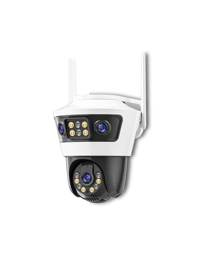 JORTAN 9MP Triple Lens WiFi Outdoor PTZ Security Camera, 360° Pan Tilt, Motion Detection & Auto Tracking, 2-Way Audio, Color Night Vision, IP66 Waterproof - Image 1