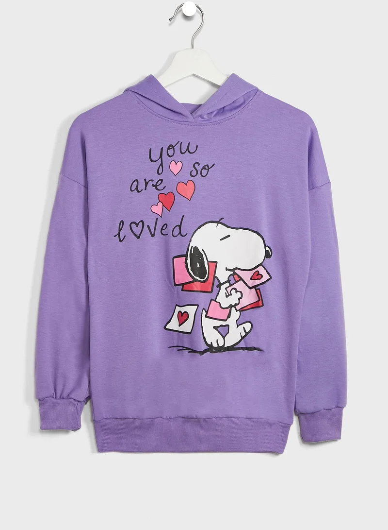 Peanuts Youth Snoopy Hoodie