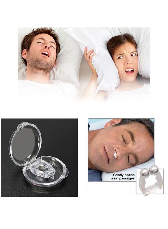 Generic 6 Pcs Anti-Snoring Nose Clip Silicone Magnetic Anti-Snoring Device  - Image 2