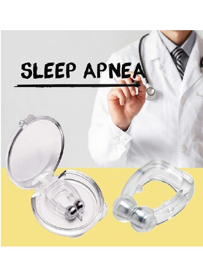 Generic 6 Pcs Anti-Snoring Nose Clip Silicone Magnetic Anti-Snoring Device  - Image 3