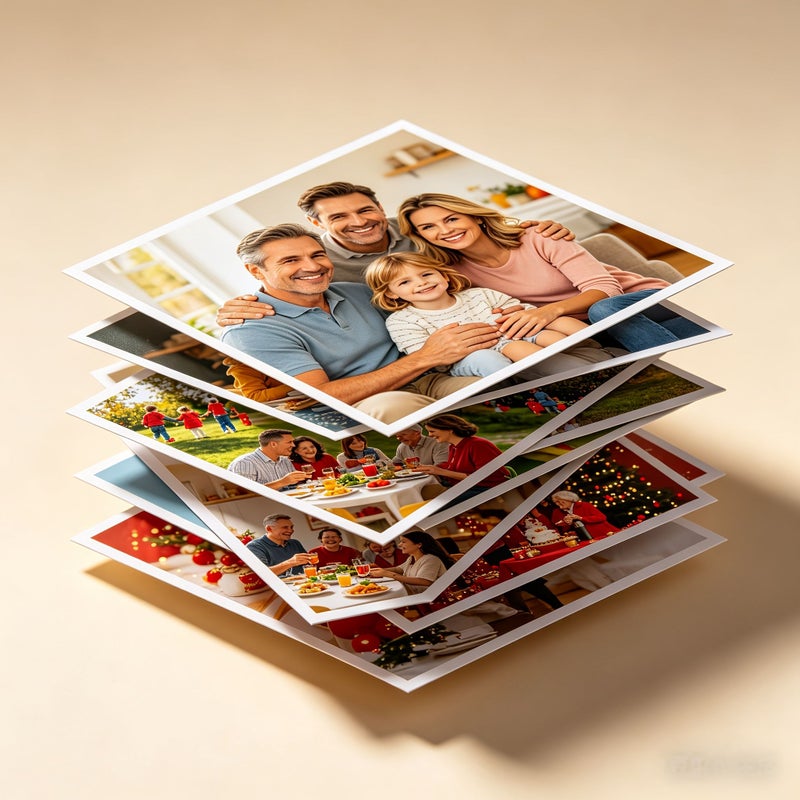 Custom Printed Photo Sheets 5x7 10 Pcs for Scrapbooking Albums Gifts - Image 1