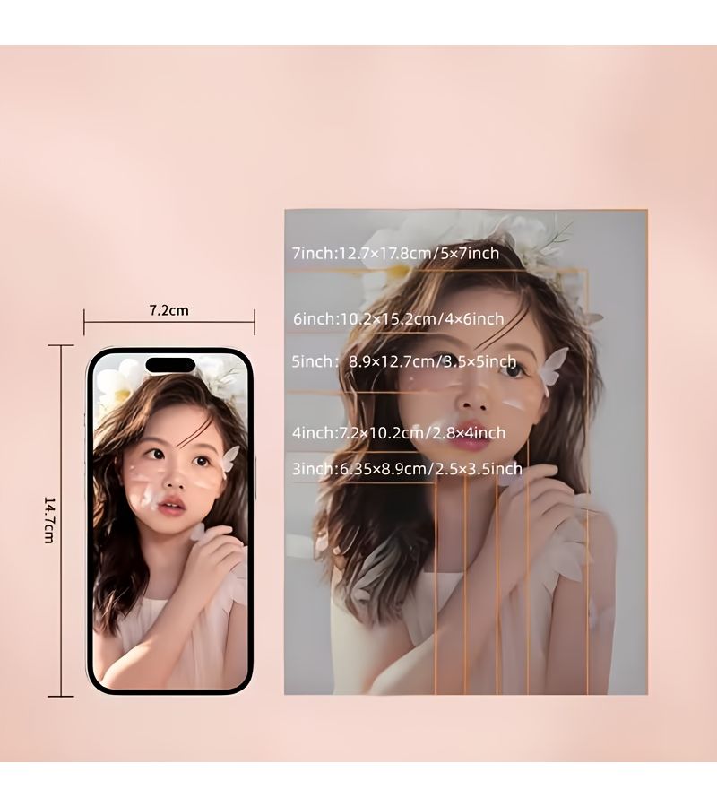Custom Printed Photo Sheets 5x7 10 Pcs for Scrapbooking Albums Gifts - Image 3