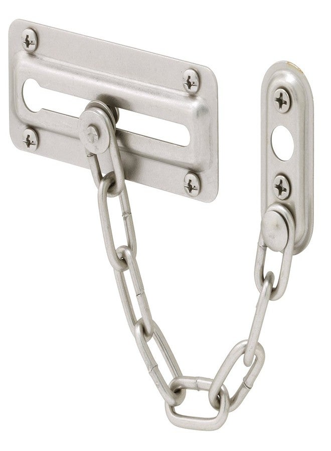 Defender Security Prime-Line U 10386 Door Guard with Steel Chain, Satin Nickel (Single Pack) - Image 1