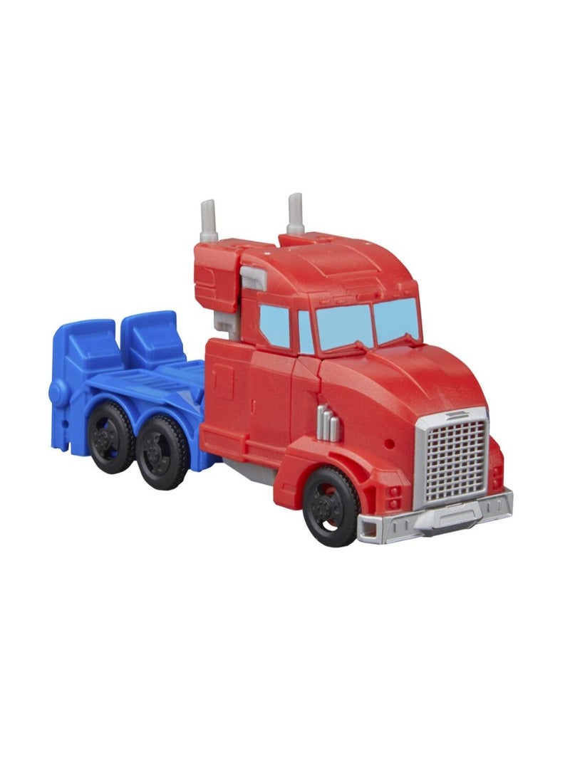 HASBRO - TRANSFORMERS Hasbro Transformers EarthSpark Optimus Prime Battle Trailer Playset with Action Figure - Image 5