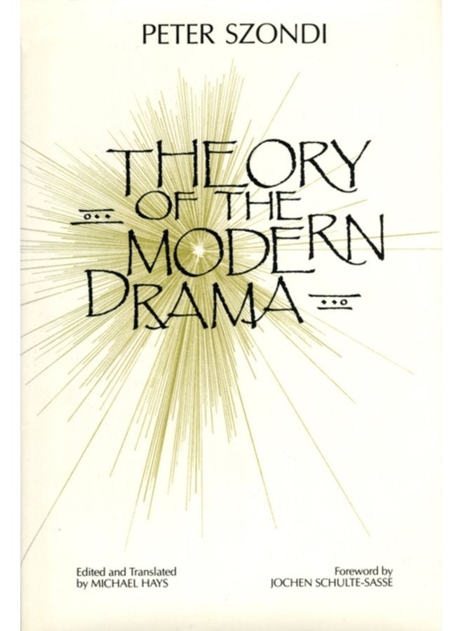 Theory of Modern Drama - Paperback