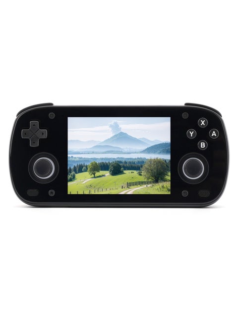 Retroid Pocket MINI Portable Retro Console Android 6GB 128GB Adreno 650 WiFi Bluetooth 3D illuminated Hall Sticks 3.7 Inch AMOLED Touchscreen Type C OTG Connection 4000mah 27W Fast Charge Built In Official OTA (Black)