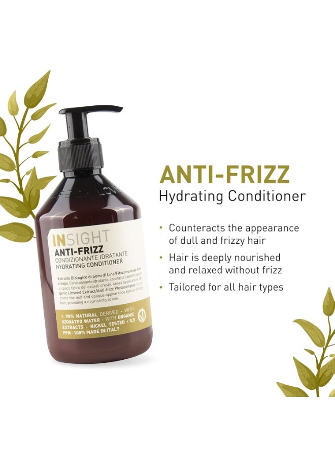 Insight Clean Beauty Anti Frizz Conditioner, Hydrating, Organic Linseed Extract, Vegan, 13.5 fl oz - Image 2
