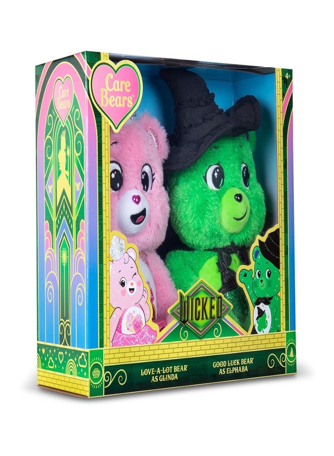 Care Bears - Care Bears x Wicked 2-Pack - Love-a-Lot Bear as Glinda & Good Luck Bear as Elphaba - Image 4