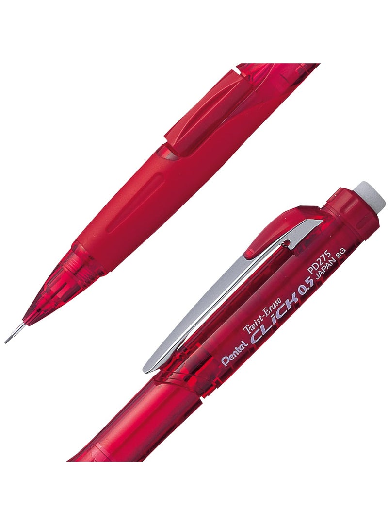 Pentel 1-Piece Mechanical Pencil With A Pack of Leads 0.5mm Thickness - Image 2
