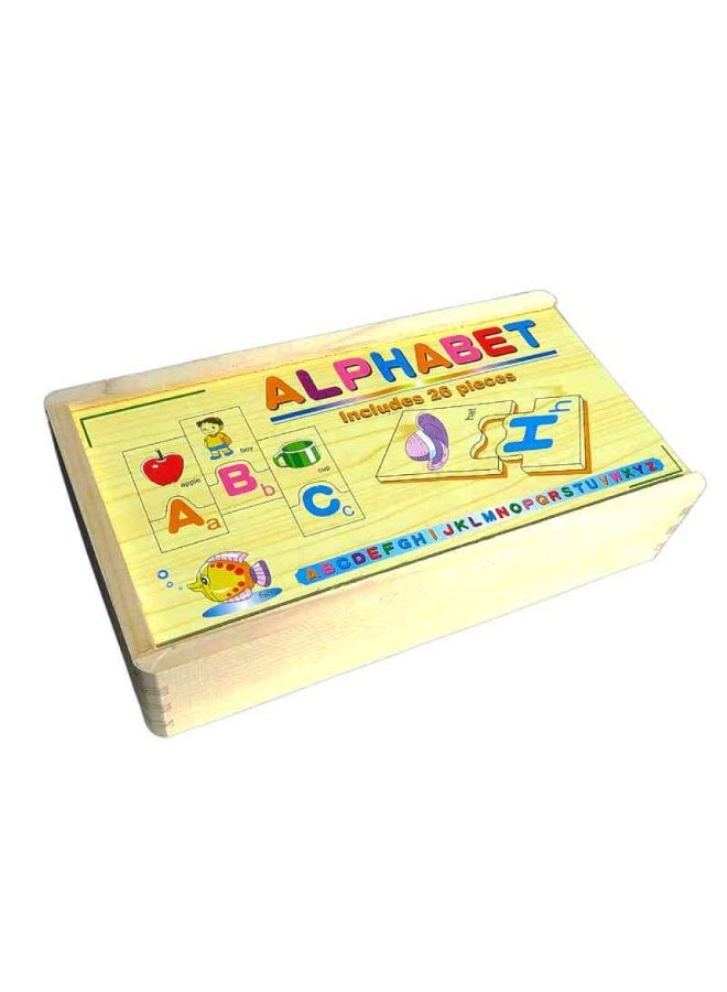 حروف الإنجليزية الخشبية - Image 2