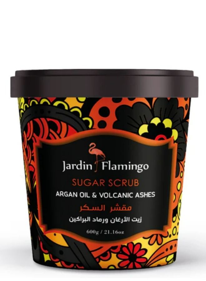Jardin Flamingo Sugar Scrub Argan Oil & Volcanic Ashes 600G - Image 1