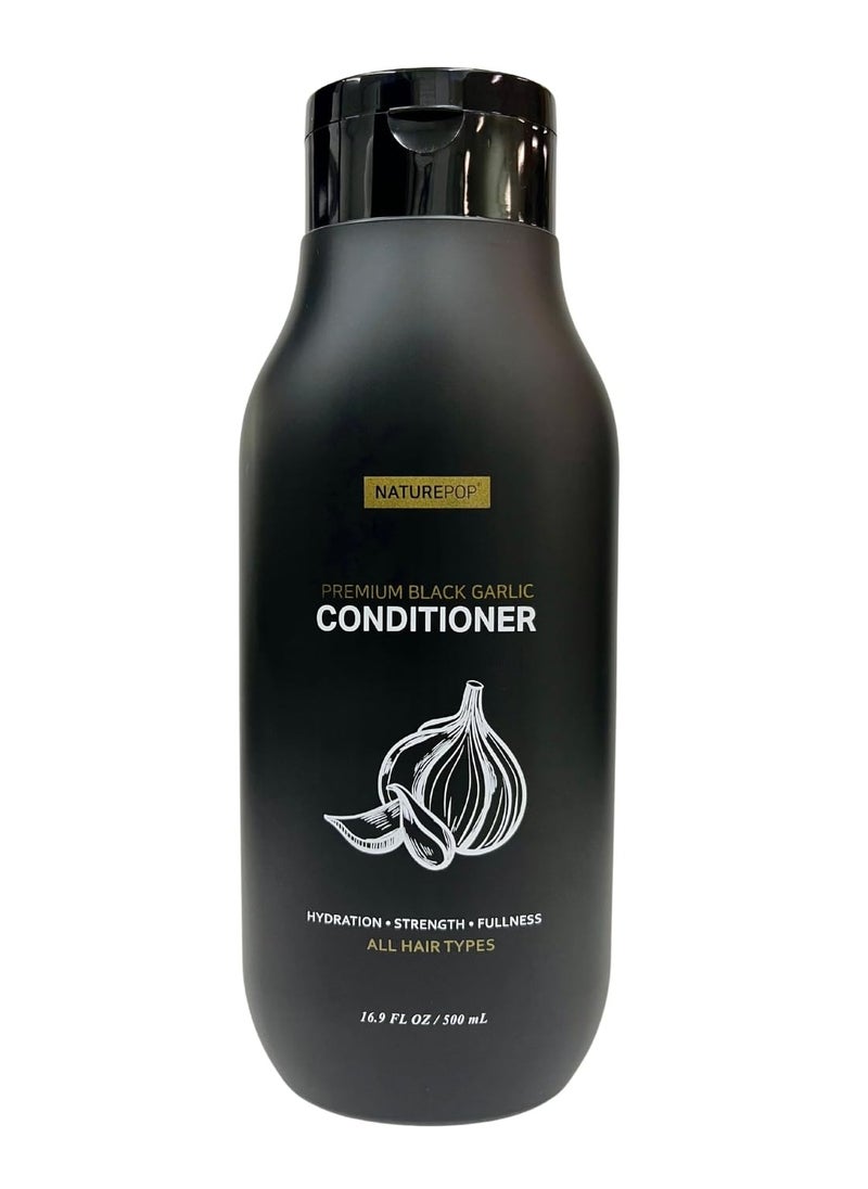 Naturepop Black Garlic Hair Loss Conditioner by Naturepop - Prevents Hair loss, Stimulates growth and Relieves itchy scalp 16.9 fl oz/ 500 mL Made in Korea  - Image 1