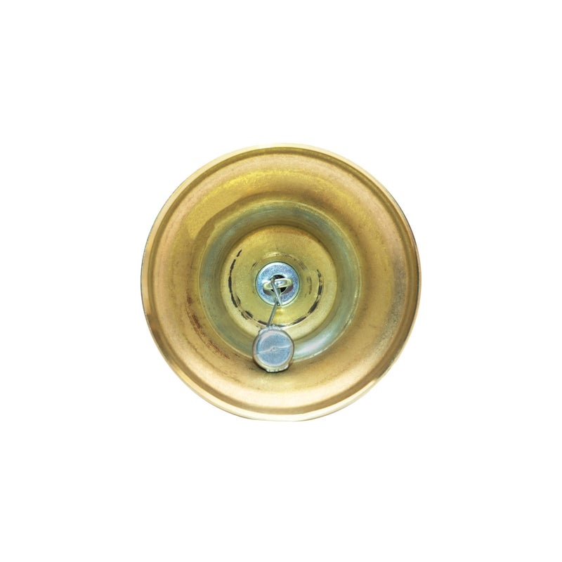 Bevin Bells Solid Brass Hand Bell | 6HB | New England Hardwood Handle | Elegant Hand Call Bell | Noise Makers | Loud Brass Bells | Easy to Grip Handle | Teacher Handheld Bell | Made in CT, USA - Image 4