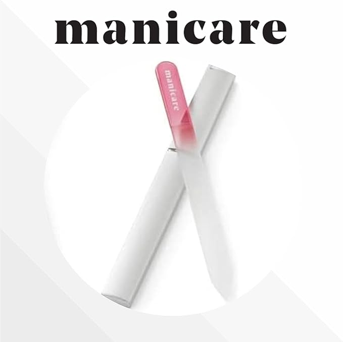 Manicare Glass Nail File For Shaping And Styling Nails Strong Glass File For Natural And Artificial Nails Double Sided Includes Protective Case Perfect For At Home Or On The Go Manicures - Image 5