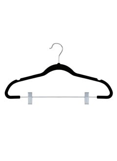 TYCOM 20 Packs Non Slip Velvet Hangers Suit Hangers Ultra Thin Space Saving 360 Degree Swivel Hook Clothes Hangers Hold Up to 10 lbs for Coats Jackets Pants Dress Cloth Metal Clip  - Image 2