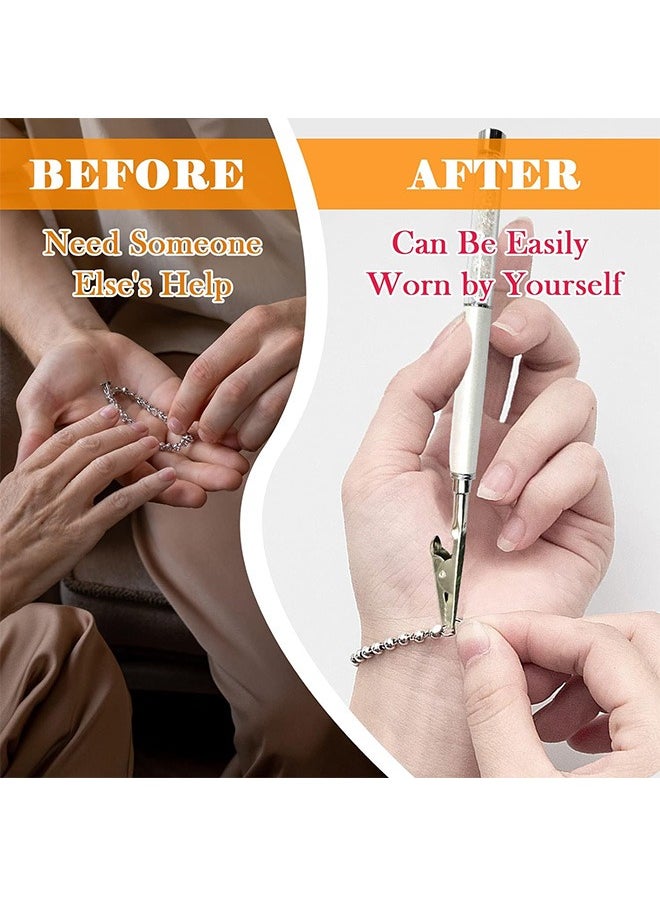 Generic - Metal Bracelet Helper Tool, Fastening and Hooking Tools, for Quickly Fasten Clasp - Image 1