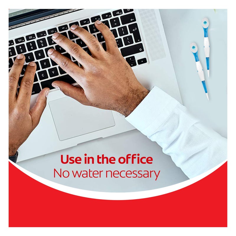 Colgate فرشاة أسنان صغيرة قابلة للتصرف من كولجيت ماكس فريش، بنكهة النعناع - 24 قطعة (4 عبوات) - Image 5