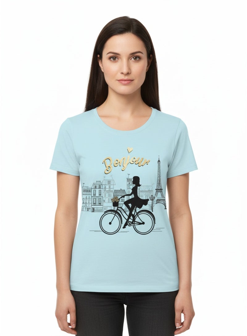 general T-SHIRT LADIES BODICE AOP S/S SV-AOP-34 - Image 2