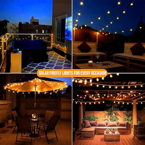 GIGAWATTS 50 LED Solar Bubble Ball String Light | 7m Waterproof Decorative Solar Lights for Garden, Patio, Lawn, Home, Wedding, Party, Yard & Outdoor Decoration (Pack of 1, Warm White) - Image 3