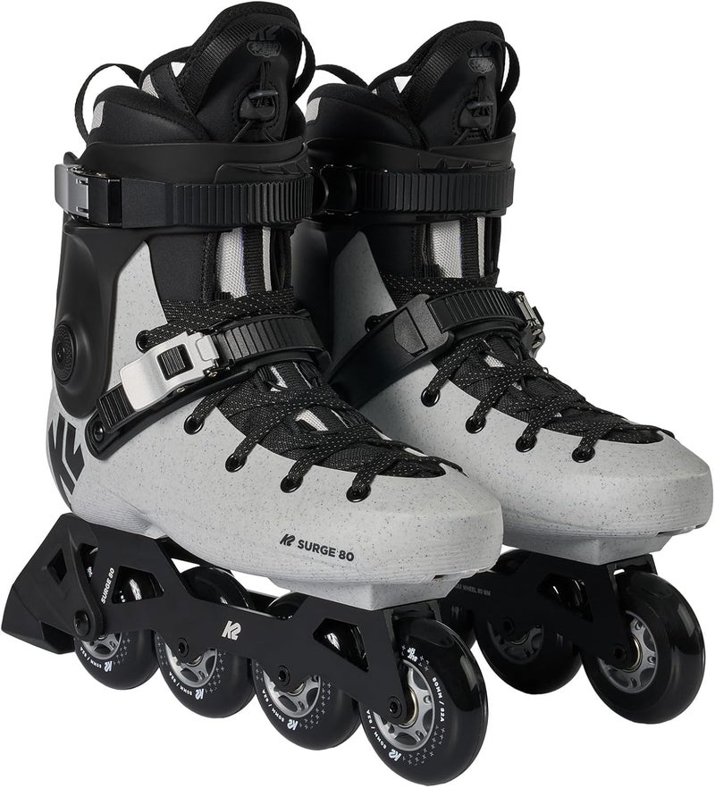 K2 Surge 80 Hardboot Inline Skates - Gray, Size 7 - Image 1