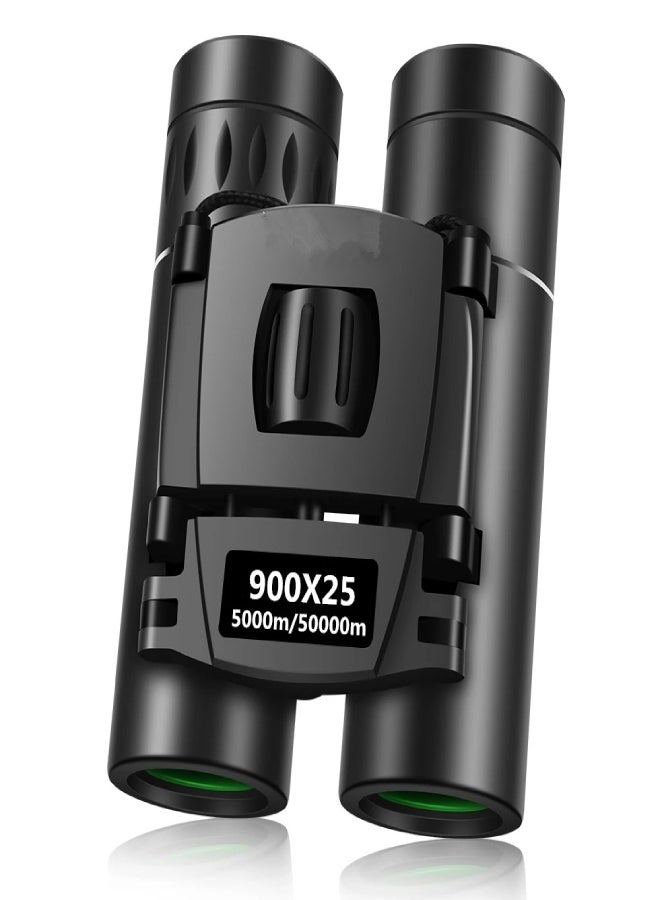 AROAQ 900x25 HD Powerful Binoculars with BAK4 FMC Optics – 5000M Long Range Folding Mini Telescope for Hunting, Sports, Camping & Outdoor Travel  - Image 1