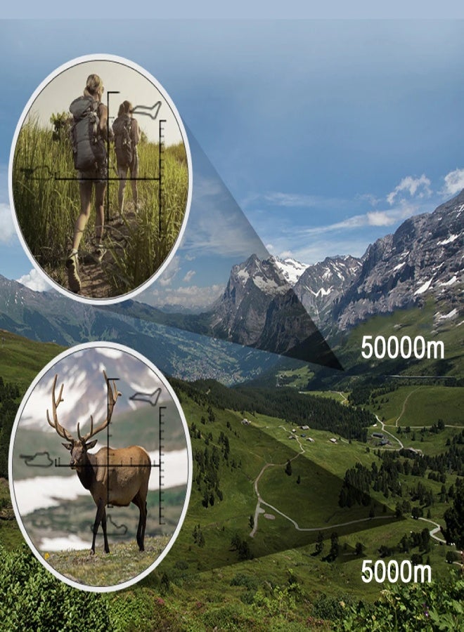AROAQ 900x25 HD Powerful Binoculars with BAK4 FMC Optics – 5000M Long Range Folding Mini Telescope for Hunting, Sports, Camping & Outdoor Travel  - Image 4