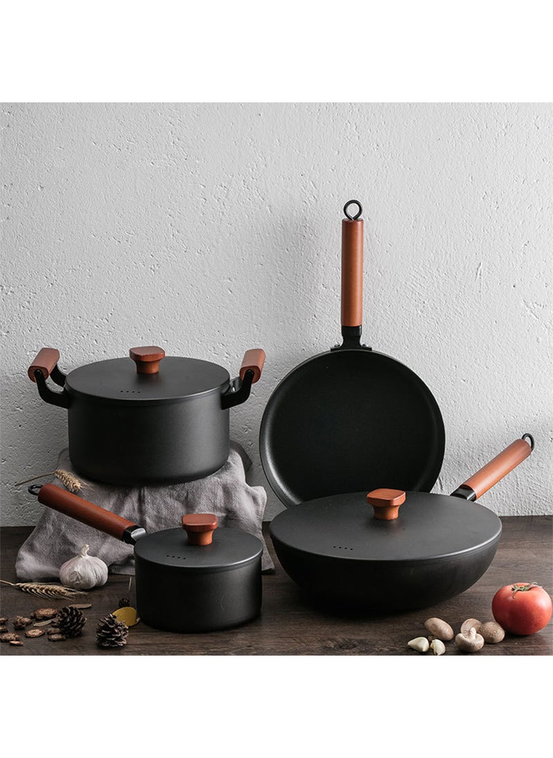 Sharpdo Kitchen Multi-Function Non-Stick Pan/Soup Pot/Milk Pot/Frying Pan Set - Image 1