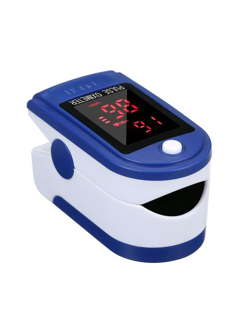 Generic - Fingertip Pulse Oximeter Blood Oxygen Saturation Monitor, Portable Pulse Rate Monitor with LED Display, Accurate SpO2 and Heart Rate Measurement, for Adults and Children, Battery Operated - Image 1