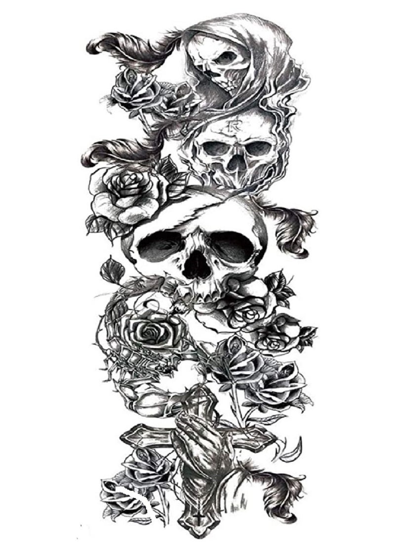 Generic - Full Arm Waterproof Temporary Tattoo For Men & Women Long Time Lasting - Image 1