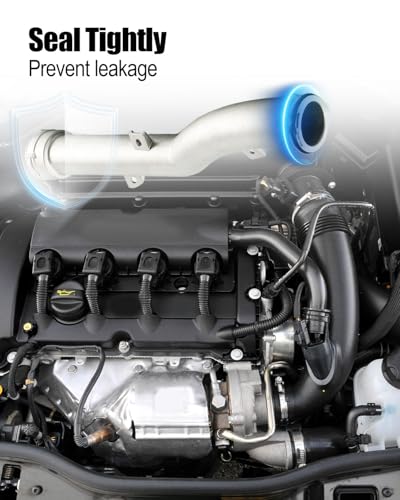 QLZOZB 11537589713 Upgraded Aluminum Engine Coolant Pipe with Oring Fit for Mini Cooper R55R61 Replace 11537541845 - Image 3