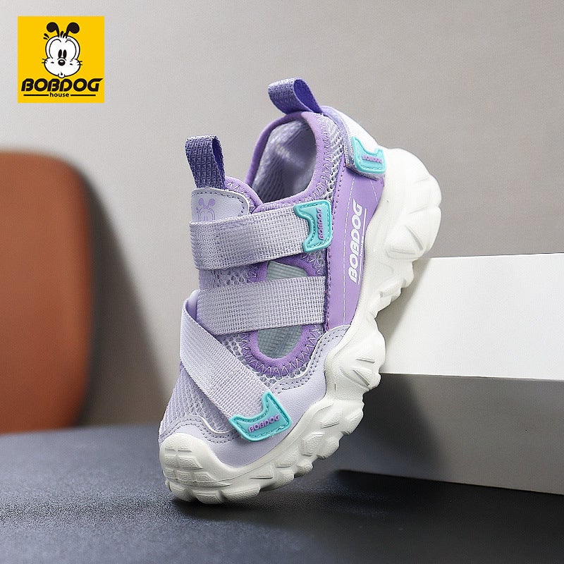 Babudou Kidsren'S Sandals Boys Summer Baotou Sports Sandals Summer Black Big Kidsren'S Girls' Shoes - Image 5