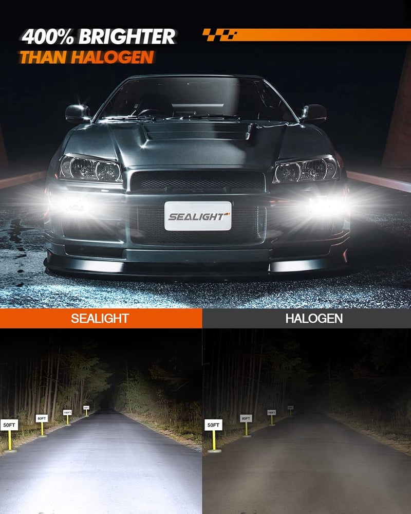 SEALIGHT 9006 LED Fog Light Bulbs - Image 2