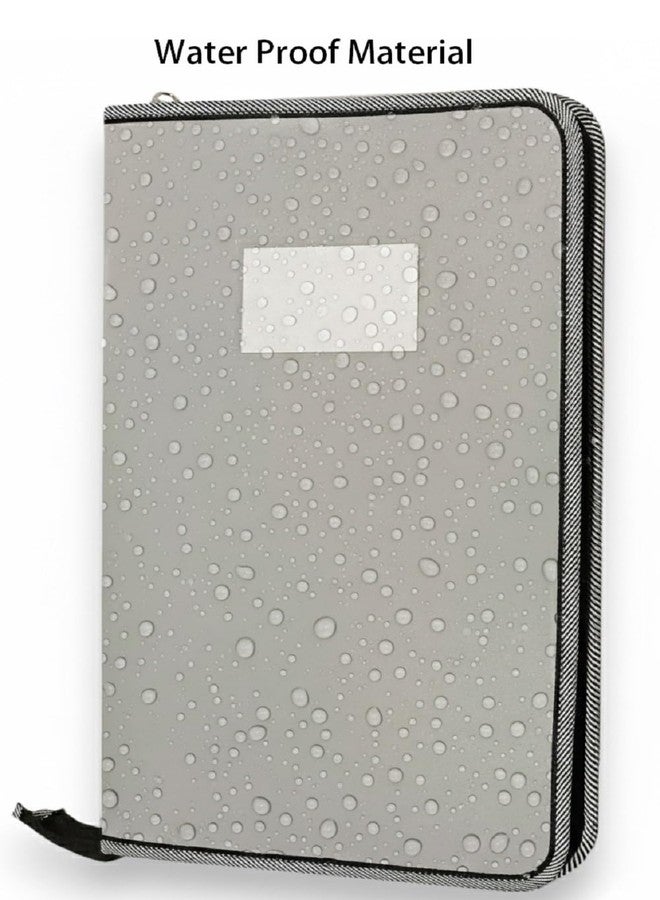 Shining Zon Zipper Display Book Folder for Documents, Certificates Multi-Utility Portfolio Folder PP Material with 20 Bound Plastic Binder Sleeves, Size FC (fullscap), Mix Colour, Set of 2 - Image 2