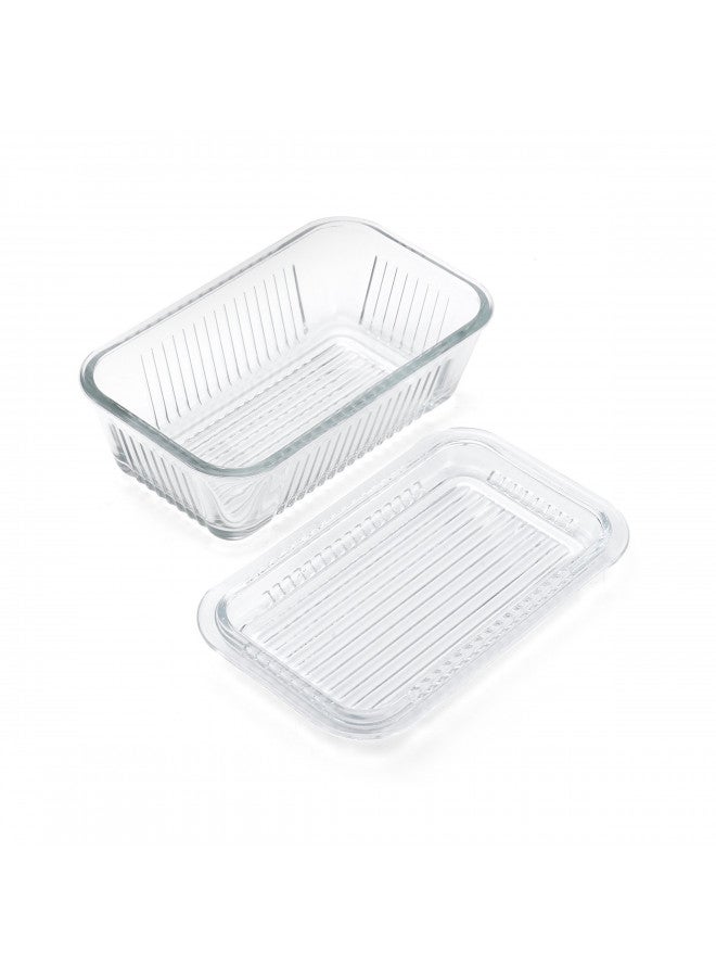 Gemco طبق زبدة متعدد الوظائف من جيمكو، مقاس واحد، شفاف - Image 1