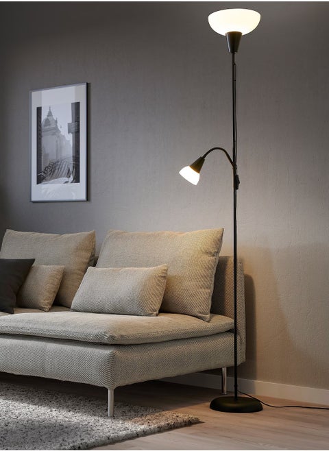 Floor Stand Lamp Black/White 29x29x18.5 centimeter